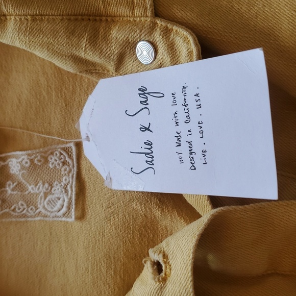 Sadie & Sage Mango Button-Up Sz. S Romper with Pockets - Picture 11 of 16